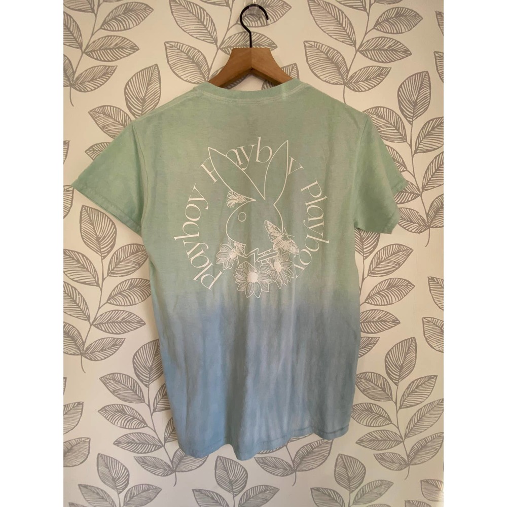 Playboy Teal Graphic T-shirt, Size S